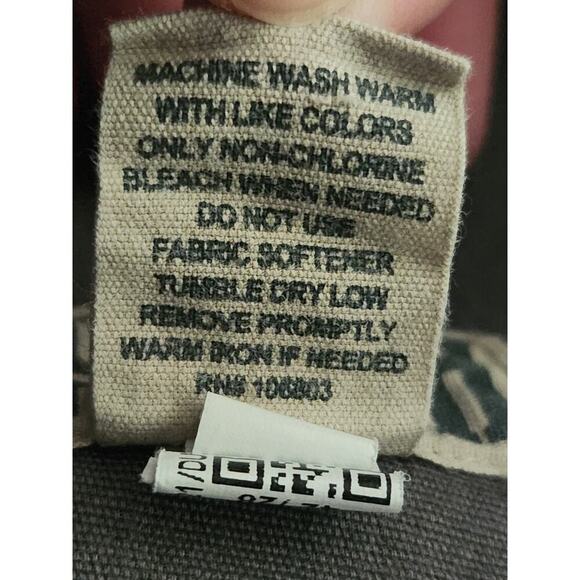 Duluth Flex Fire Hose Jeans Men's Sz 38x25 Gray Straight Leg Workwear Durable - Picture 7 of 7